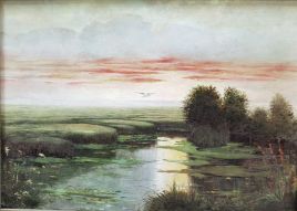 Копия картины           А. Маслова
 «В тросниках»